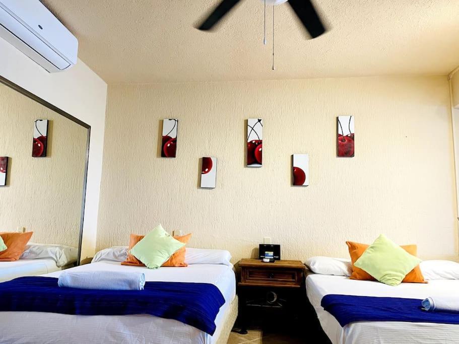 Punta Me Apartment Beach Front In The Hotel & Waterpark カンクン エクステリア 写真